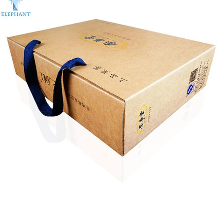 Cartons d'expédition de emballage d'OEM de livre à couverture dure de thé de papier bon marché de Logo Custom Printing Thick Corrugated Chine