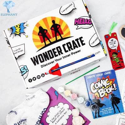 La norme excentrée faite sur commande imprimant le carton blanc de transport de Logo Export a ridé des cartons d'expédition